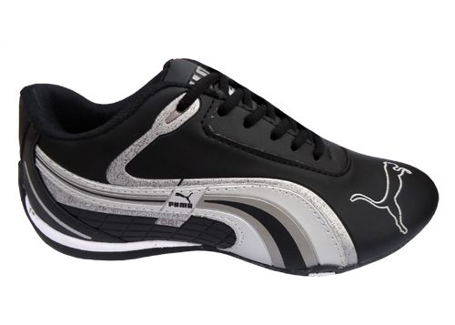 Tênis Puma Dri Preto e Prata