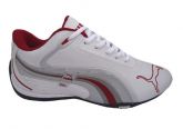 Tênis Puma Dri Branco e Vermelho